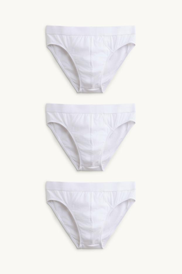 Hommes - Lot de 3 - culottes - blanc