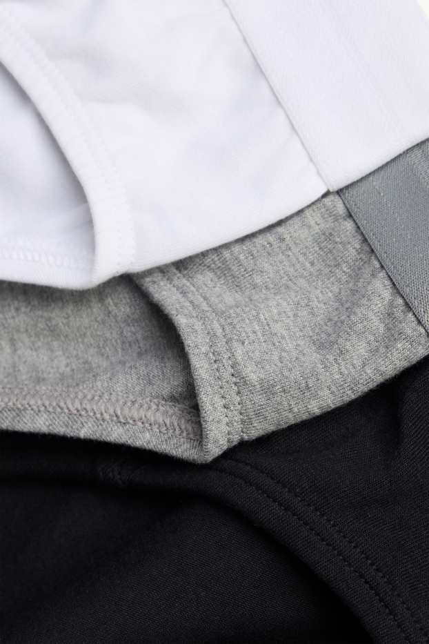 Home - Paquet de 3 - eslips - blanc/gris