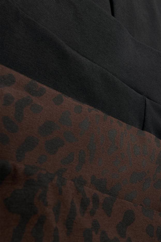 Dona - Paquet de 2 - leggings - marró
