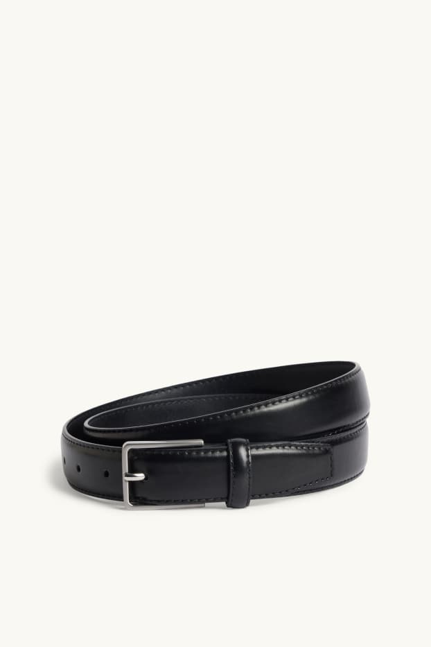 Hommes - Ceinture - matière synthétique - noir