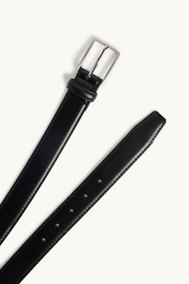 Hommes - Ceinture - matière synthétique - noir