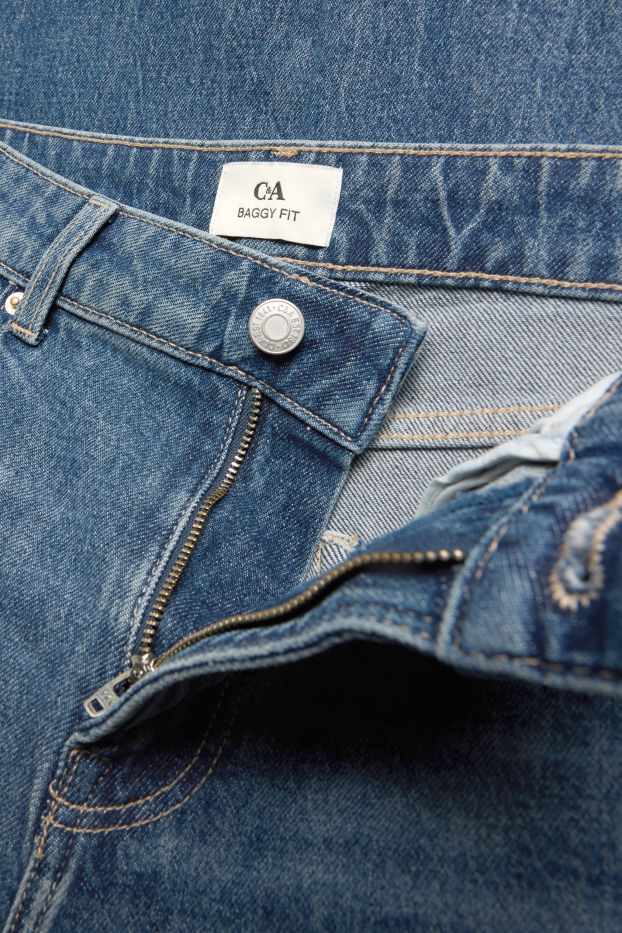 Donna - Baggy jeans - vita media - jeans blu