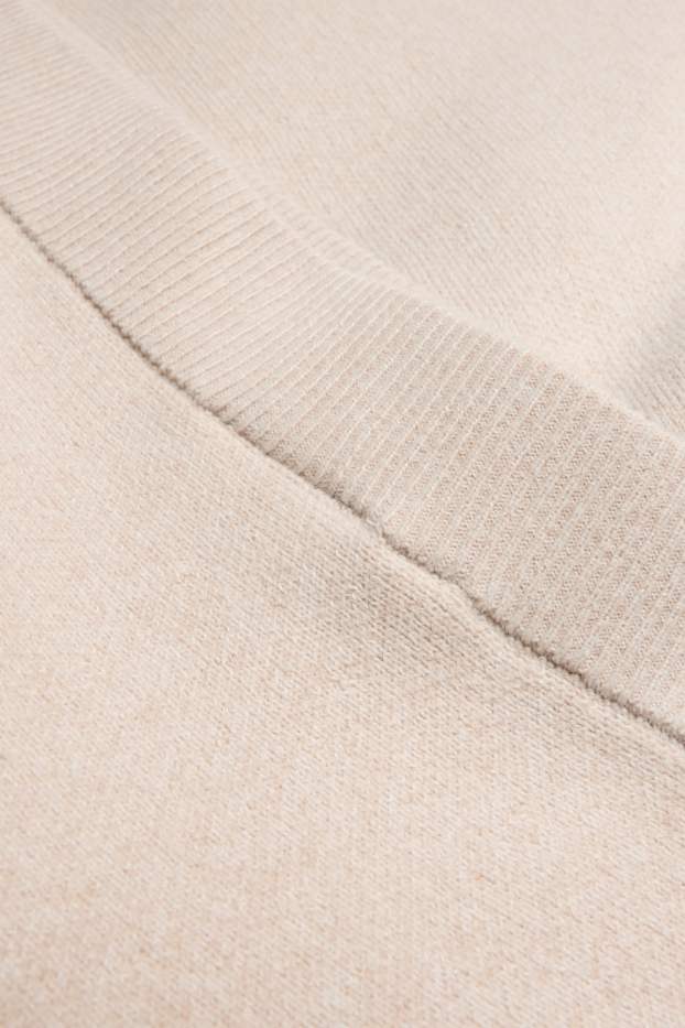 Damen - Strickrock - hellbeige