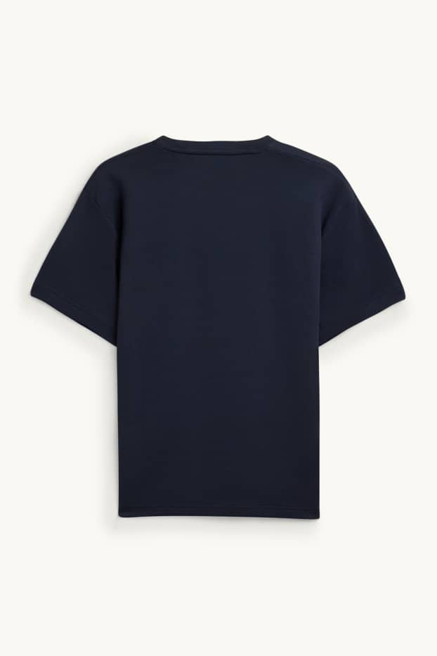Men - T-shirt - relaxed fit - dark blue