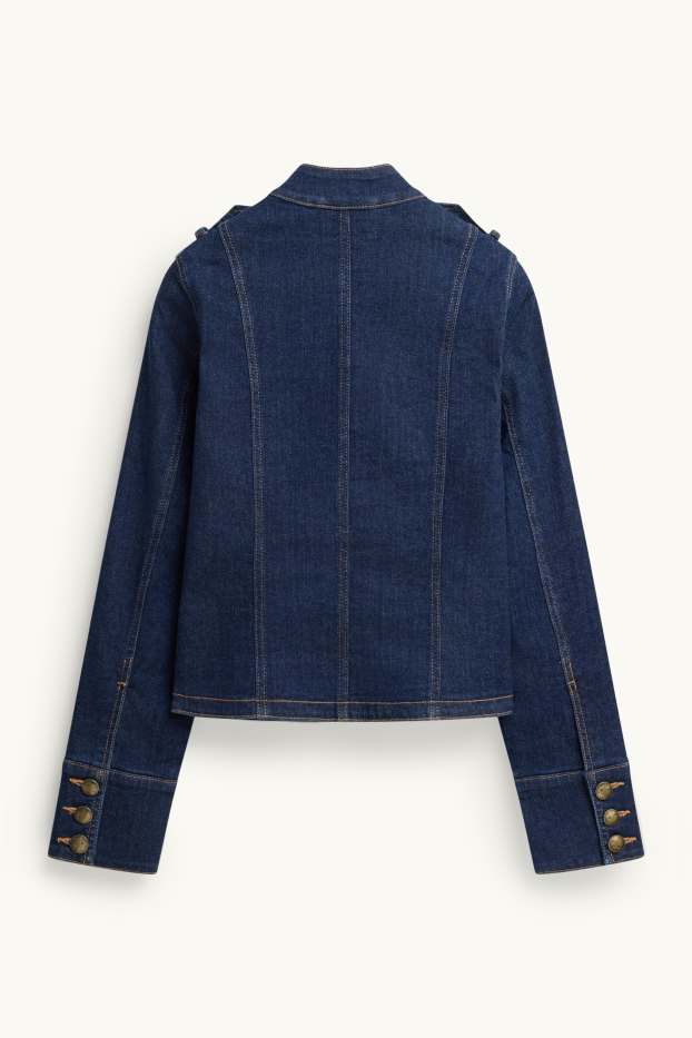 Women - Denim jacket - LYCRA® - blue denim