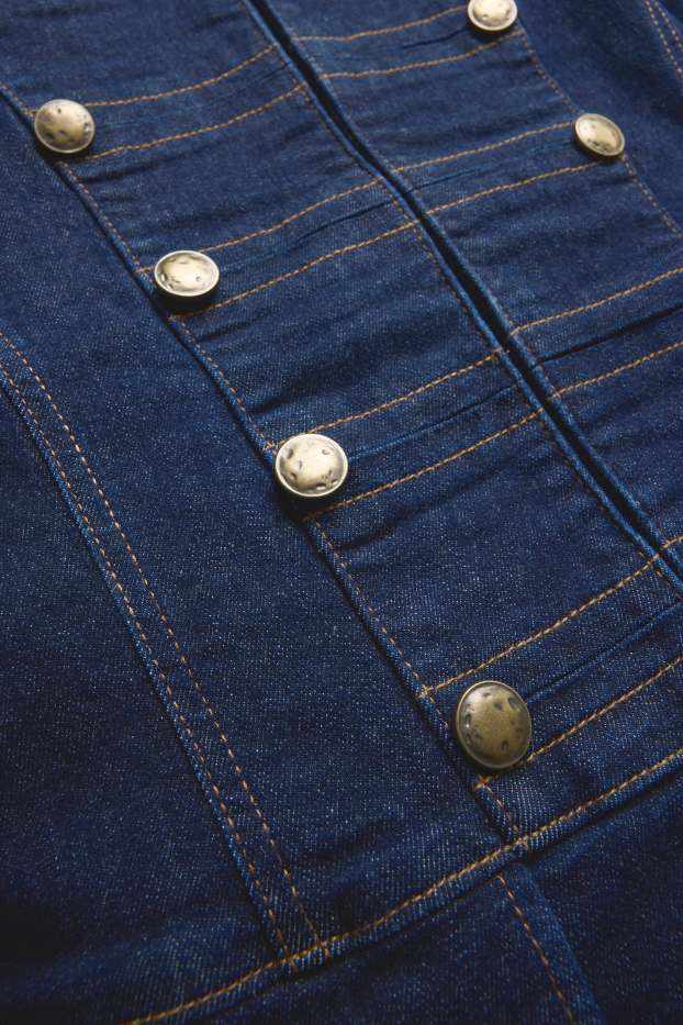 Women - Denim jacket - LYCRA® - blue denim