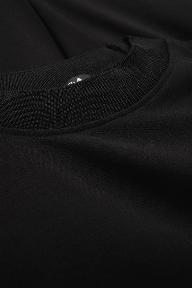 Damen - T-Shirt - Regular Fit - schwarz