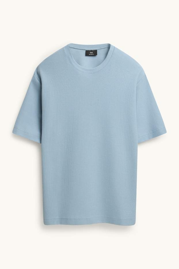 Men - T-shirt - light blue