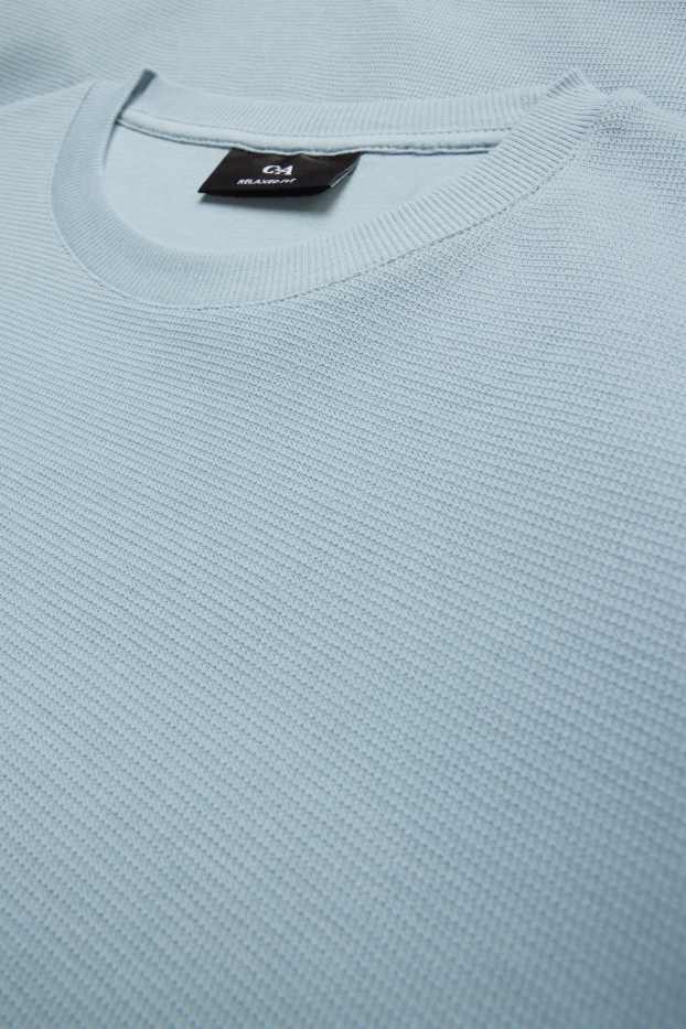 Men - T-shirt - light blue
