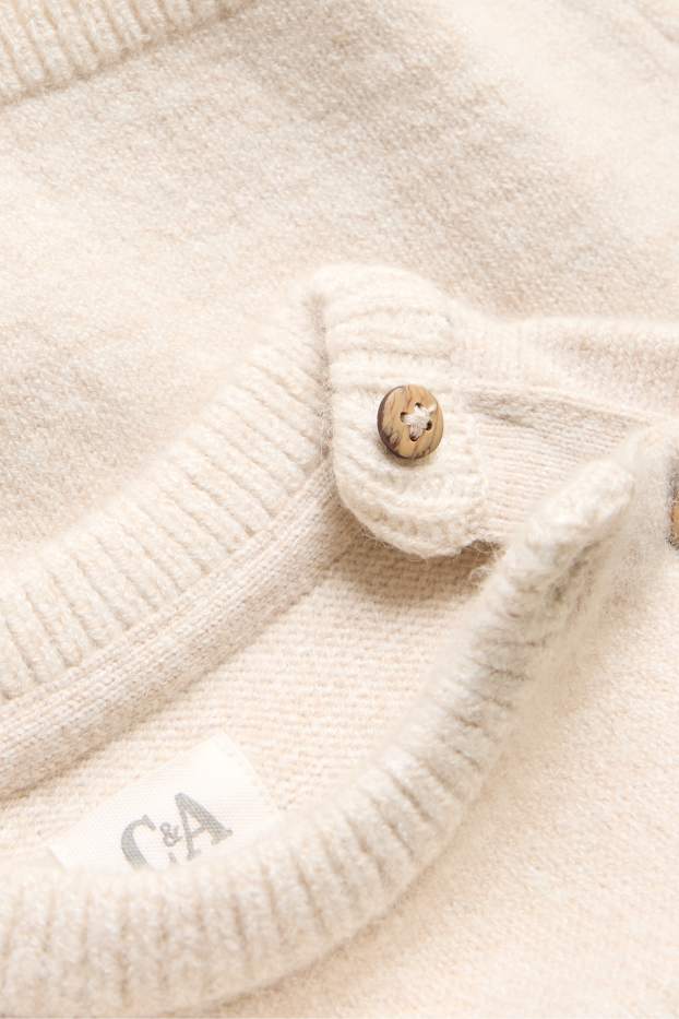 Bébés garçons - Ourson - pull bébé - marron / blanc crème