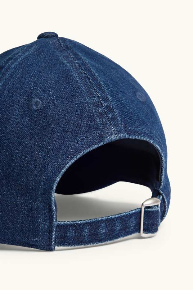 Femei - Șapcă din denim - denim-albastru