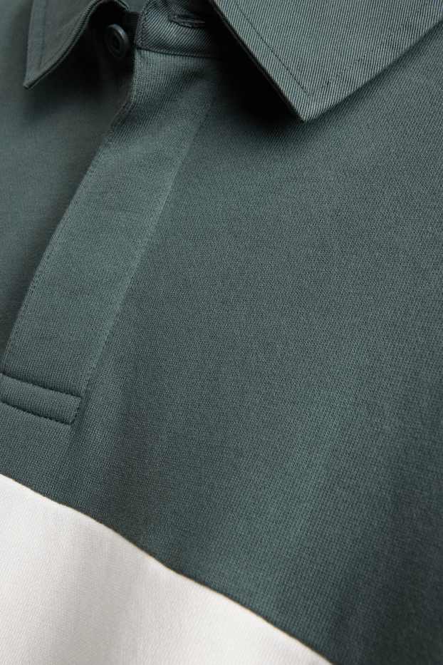 Uomo - Felpa - bianco / verde scuro