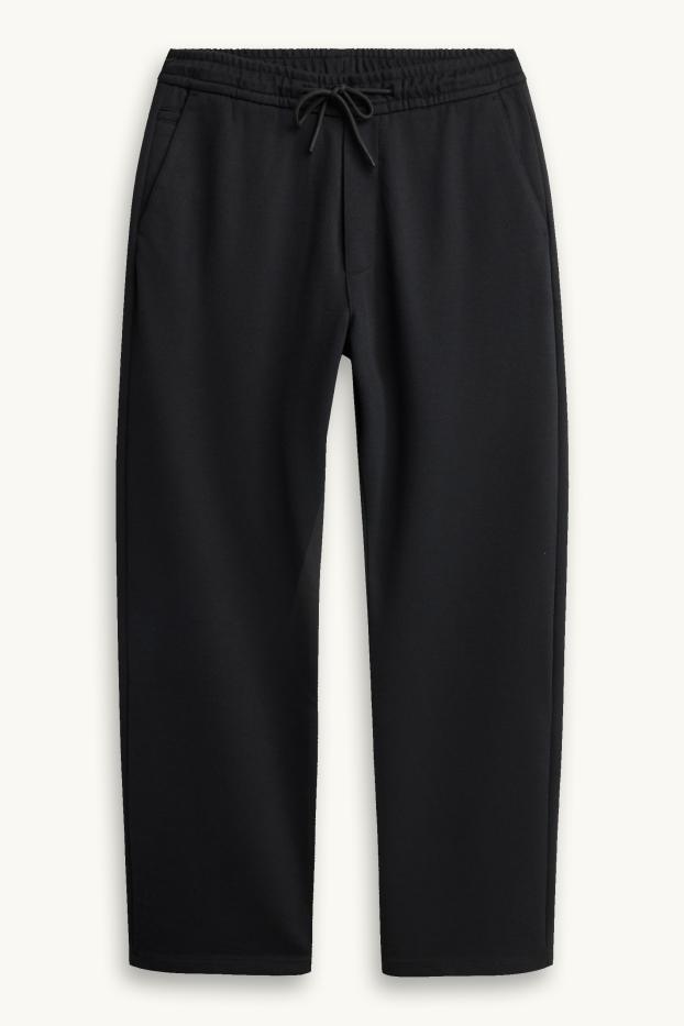 Uomo - Pantaloni chino - relaxed fit - nero