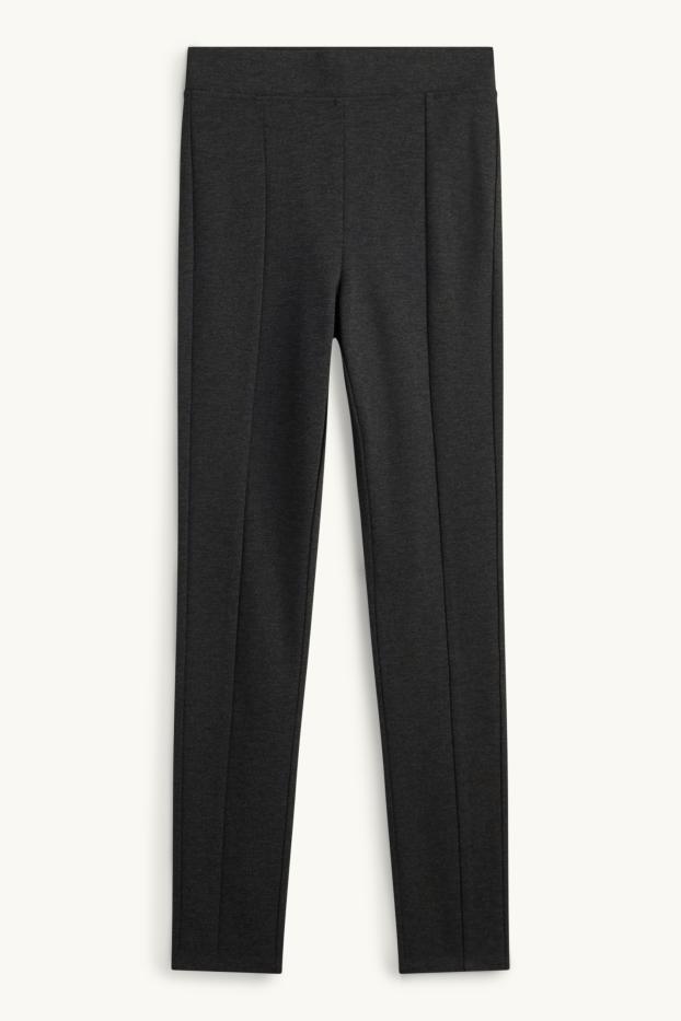 Damen - Leggings - grau-melange
