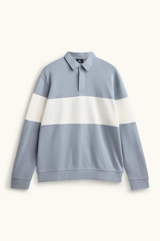 Hommes - Sweat - bleu clair