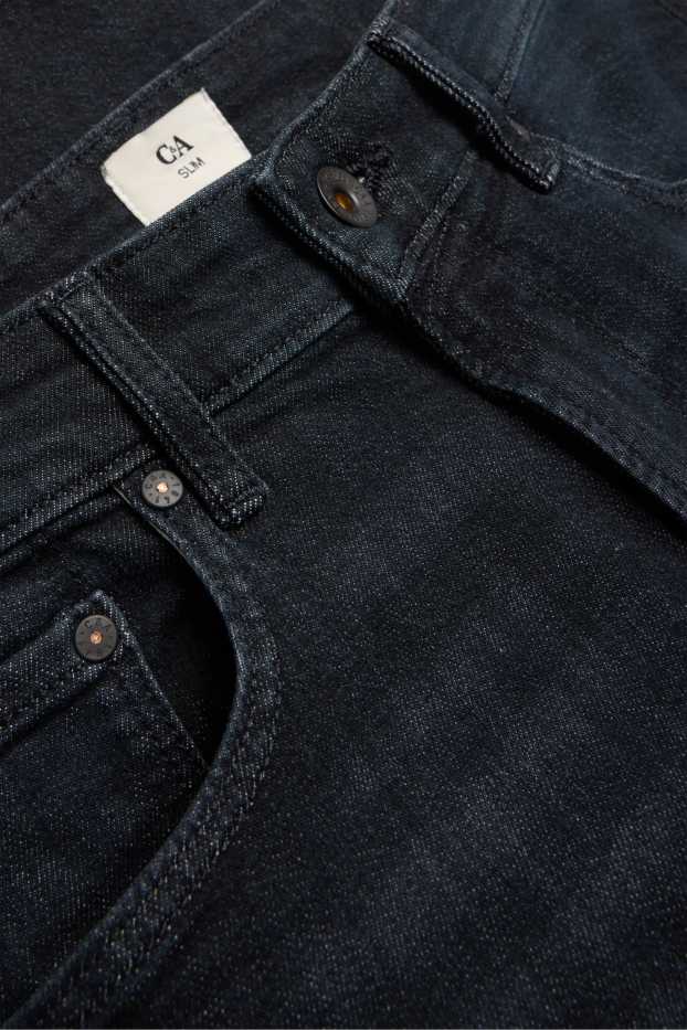 Bărbați - Slim jeans - denim-albastru închis
