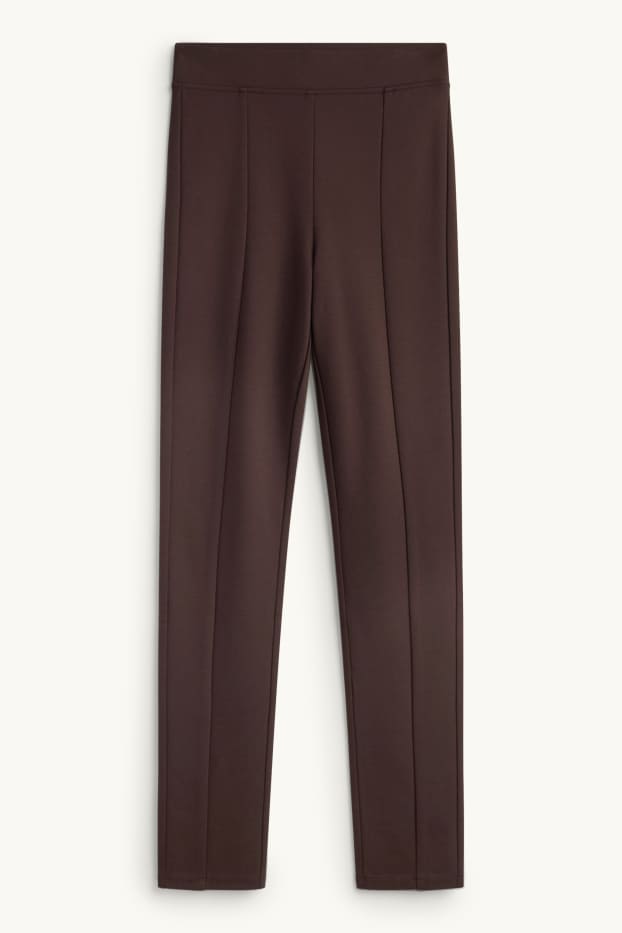 Donna - Leggings - marrone scuro
