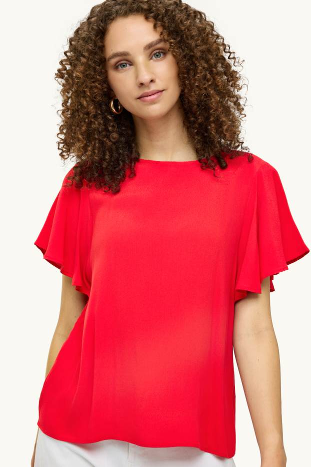 Femmes - Chemisier - rouge