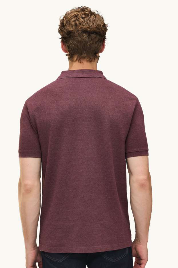 Men - Polo shirt - regular fit - red