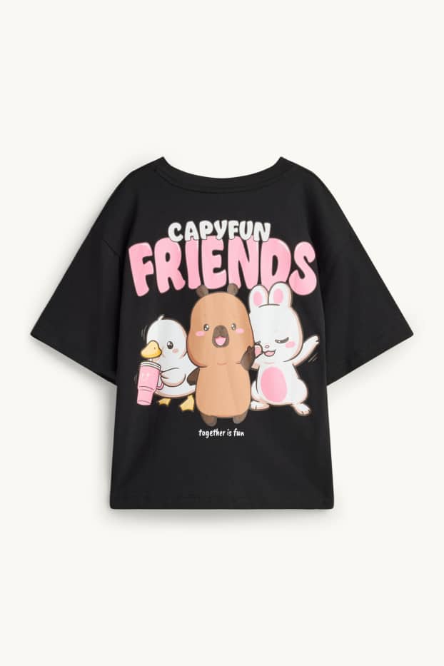 Kinderen: meisjes - T-shirt - zwart