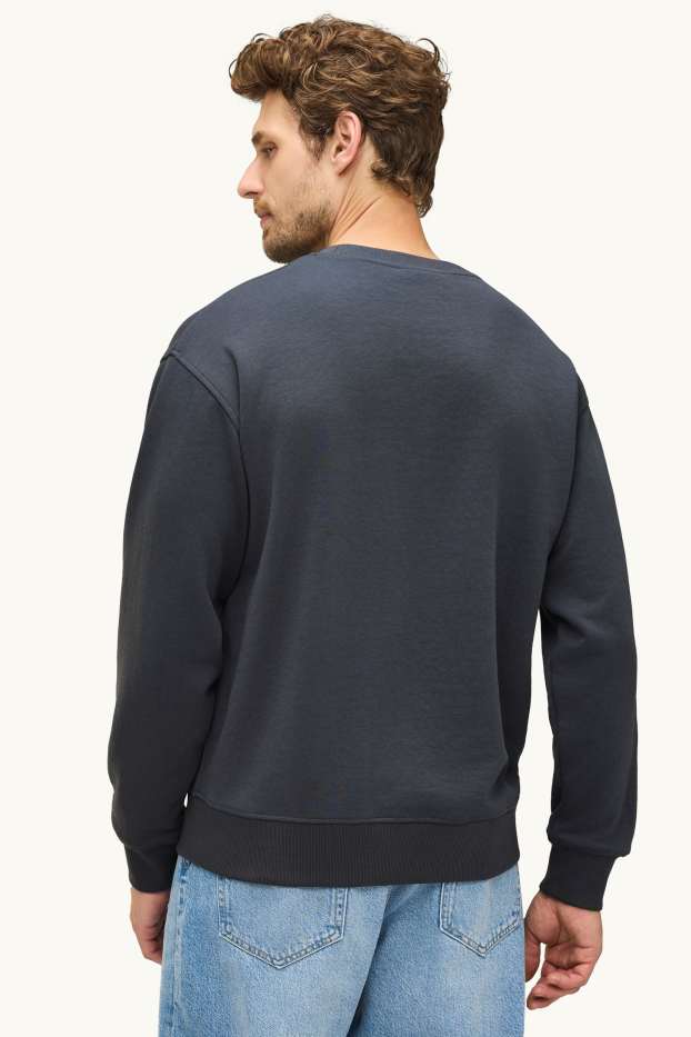 Heren - Sweatshirt - donkergrijs