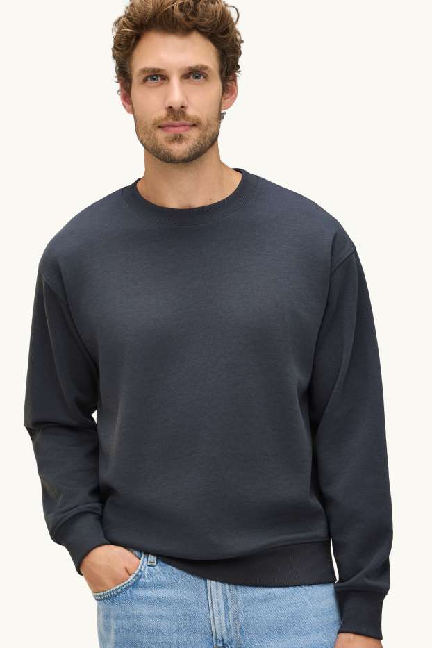 Heren - Sweatshirt - donkergrijs