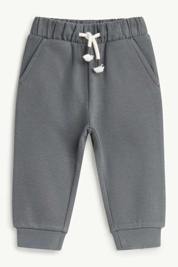 Baby Boys - Pumpkin - baby outfit - 2 piece - white / gray