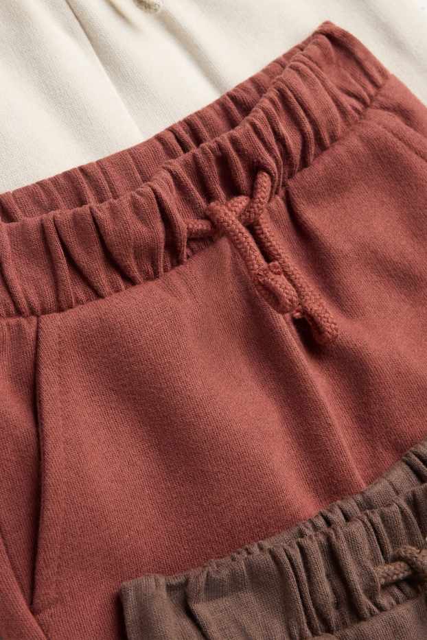 Nadó nen - Paquet de 3 - pantalons de xandall per a nadó - blanc trencat