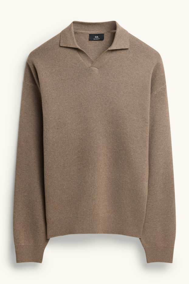 Hommes - Pull - taupe
