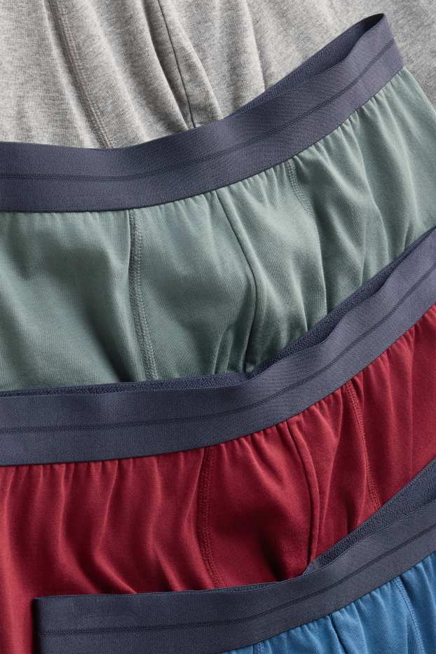Uomo - Confezione da 5 - boxer aderenti - grigio / blu scuro