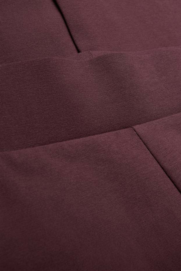 Femei - Straight leggings - bordo