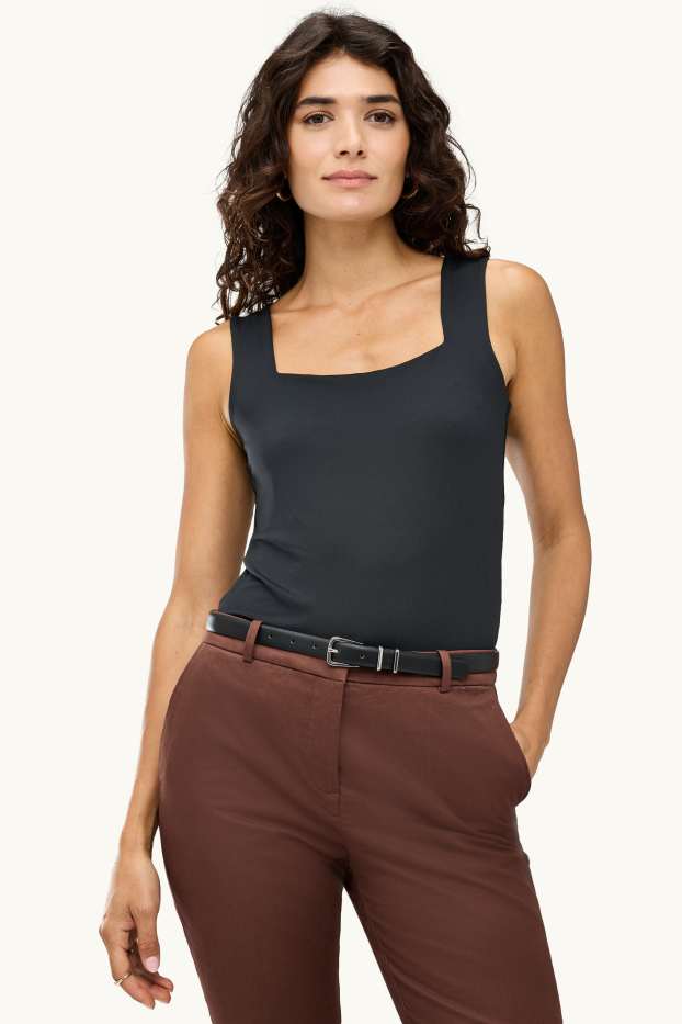 Damen - Top - schwarz