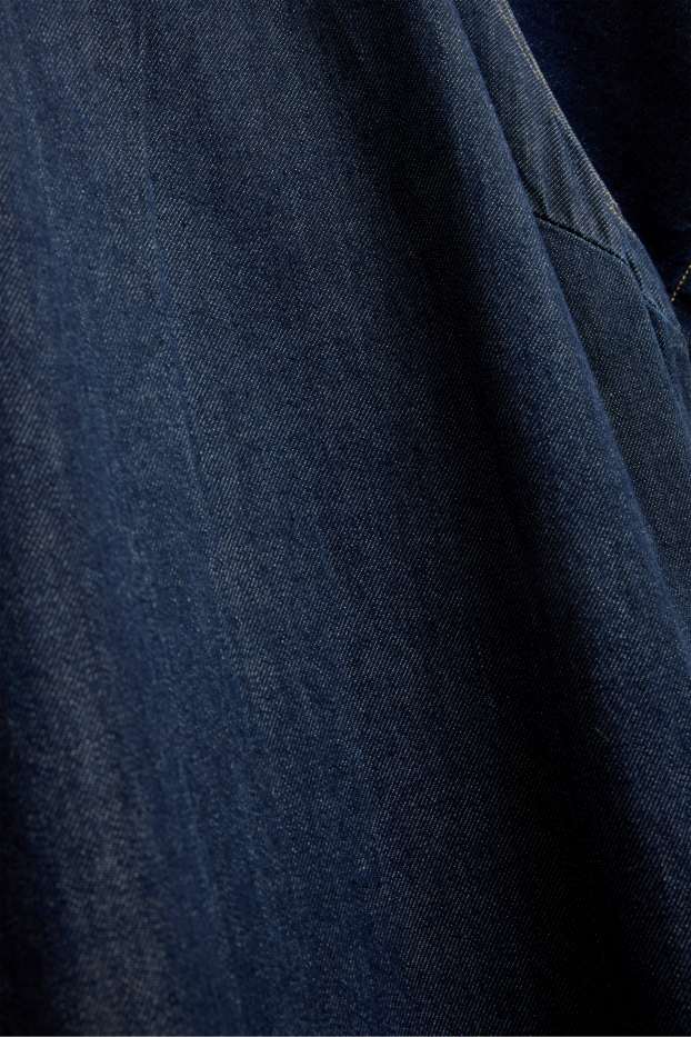 Femei - Rochie - denim-albastru închis