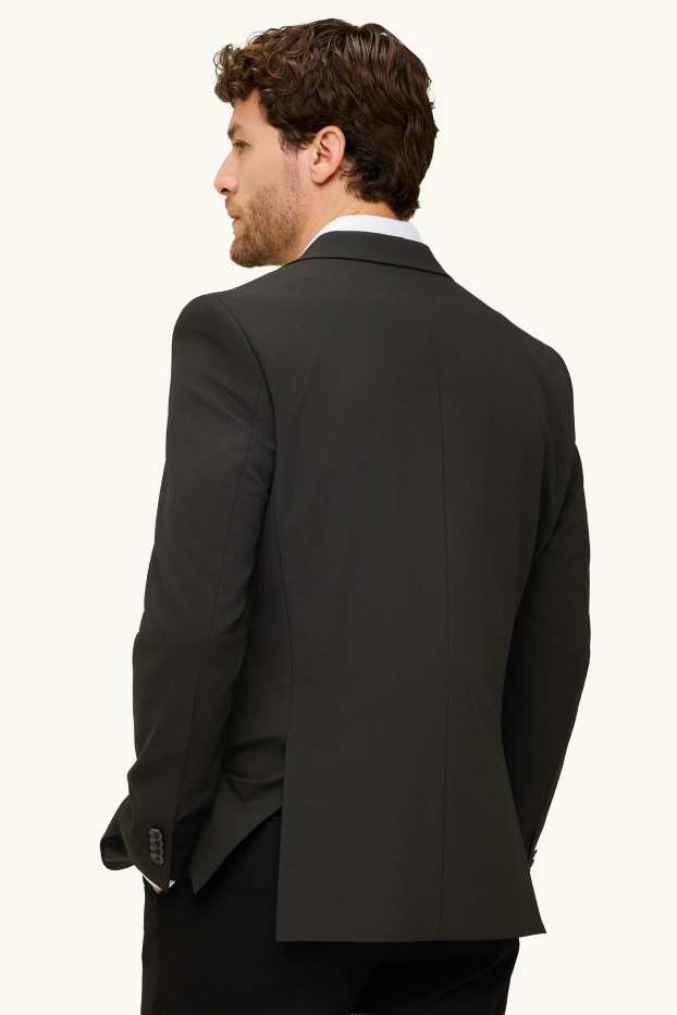 Uomo - Giacca coordinabile - slim fit - Flex - 4 Way Stretch - LYCRA® - nero