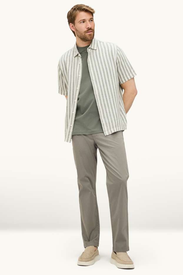 Hombre - Chinos - tapered fit - verde
