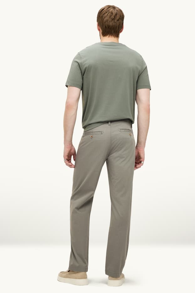 Hombre - Chinos - tapered fit - verde