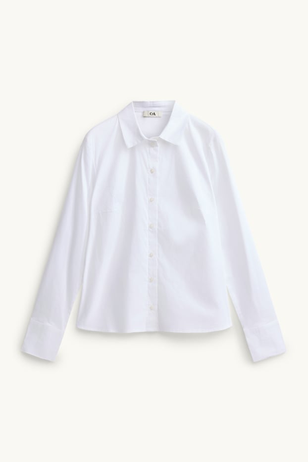 Dona - Brusa camisera - blanc