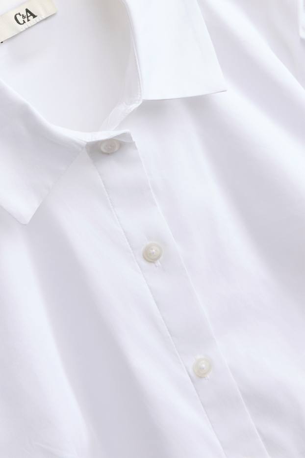 Dona - Brusa camisera - blanc