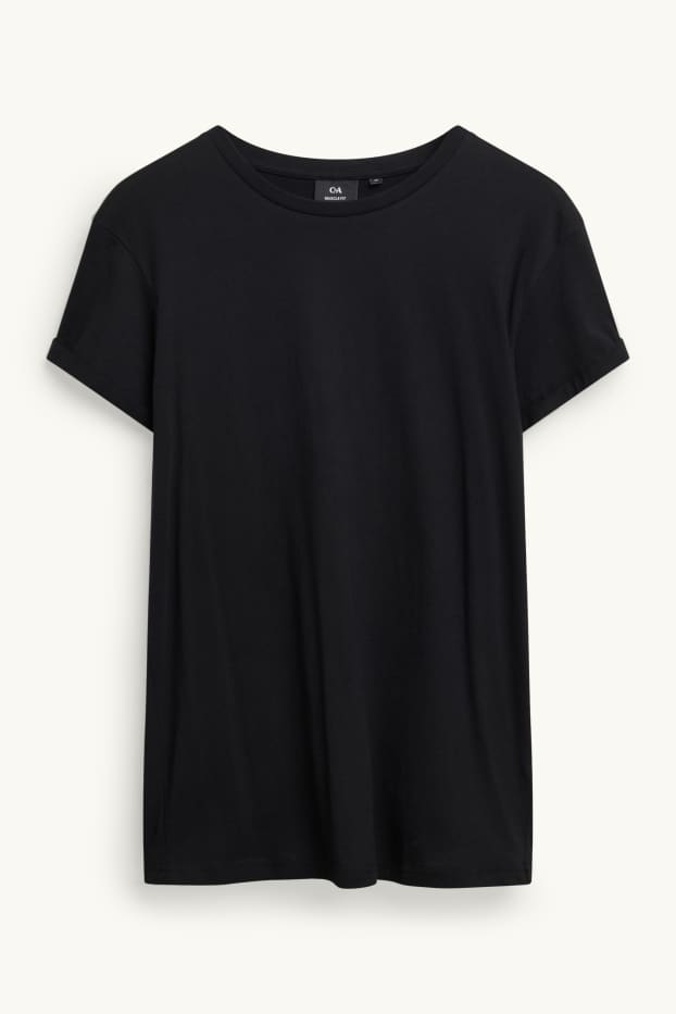 Heren - T-shirt - regular fit - donkerblauw