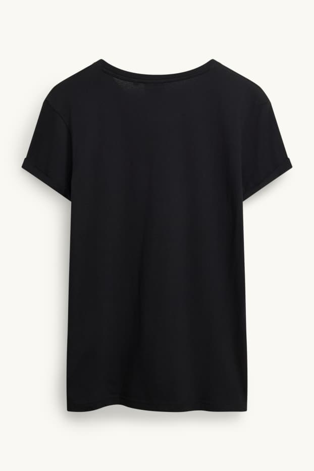 Heren - T-shirt - regular fit - donkerblauw