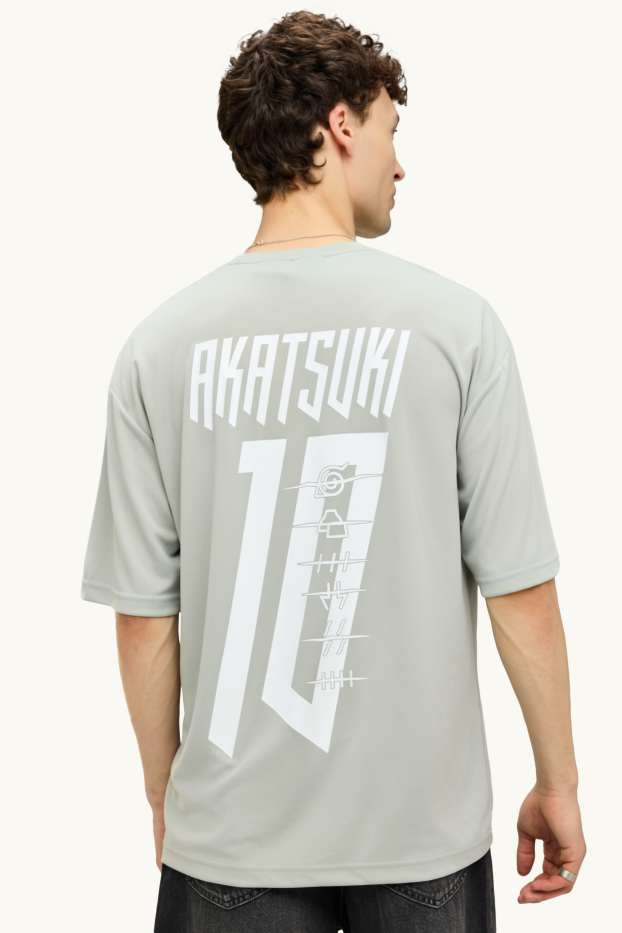 Men - T-shirt - oversized - Naruto - light green