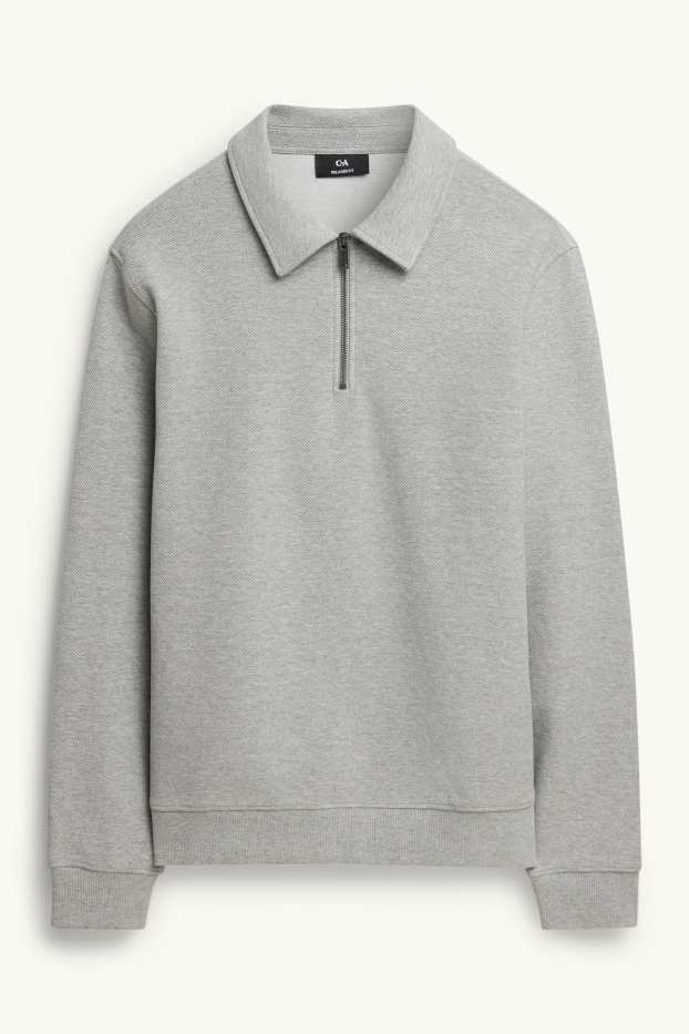 Men - Sweatshirt - gray-melange