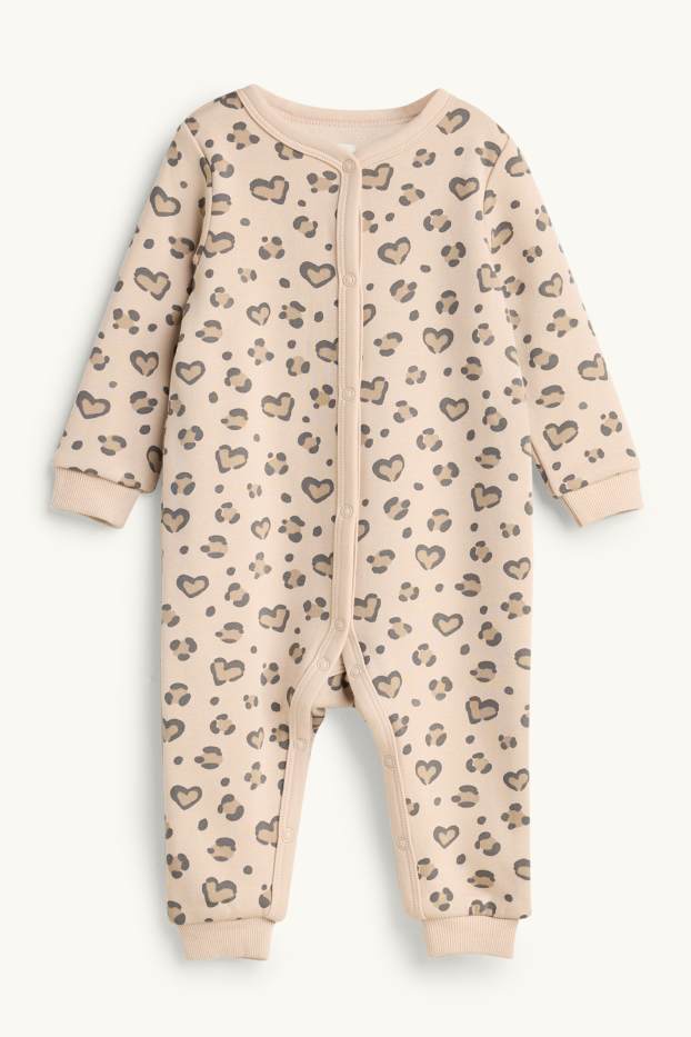 Nadó nena - Lleopard - pijama per a nadó - beix