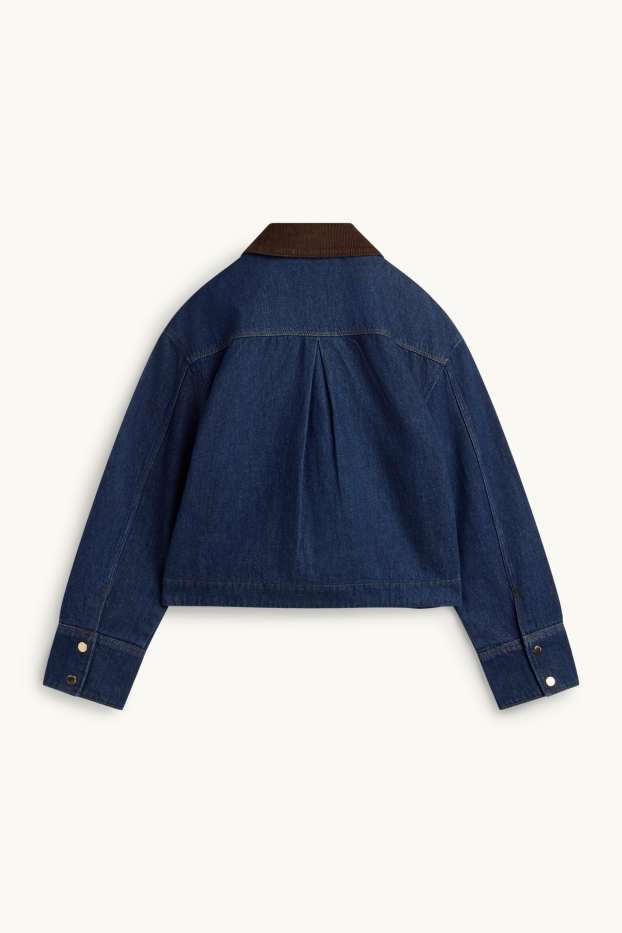 Damen - Jeansjacke - dunkeljeansblau