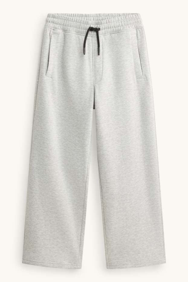 Enfants garçons - Pantalon de jogging - gris clair chiné