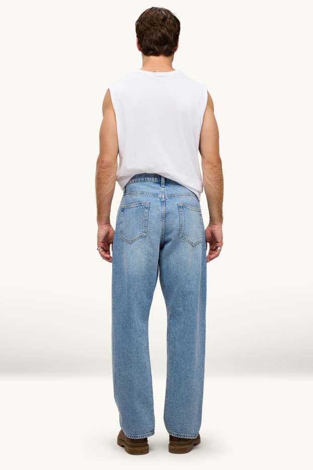 Pánské - Relaxed jeans - džíny - modré