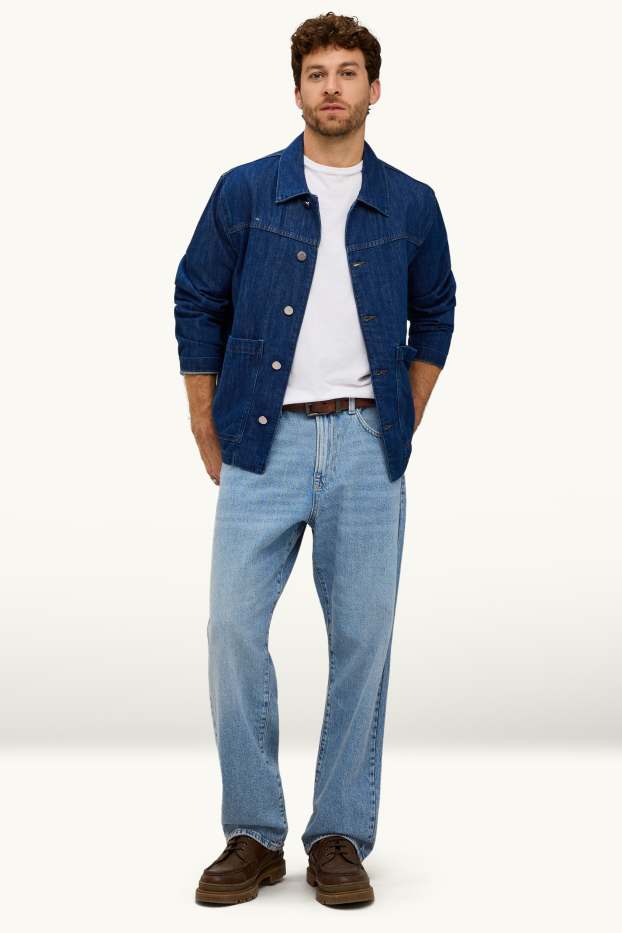 Pánské - Relaxed jeans - džíny - modré