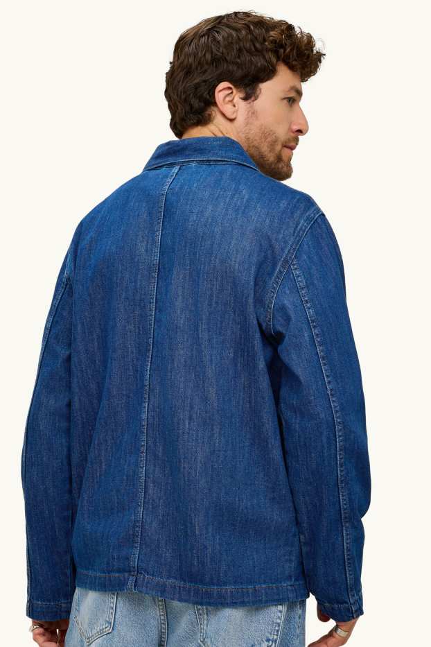 Herren - Jeansjacke - jeansblau