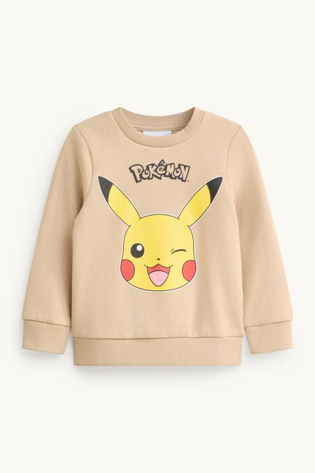 Children Boys - Pokémon - Pikachu - sweatshirt - beige
