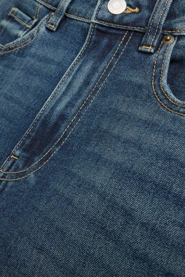 Dames - Flared jeans - high waist - jeansblauw